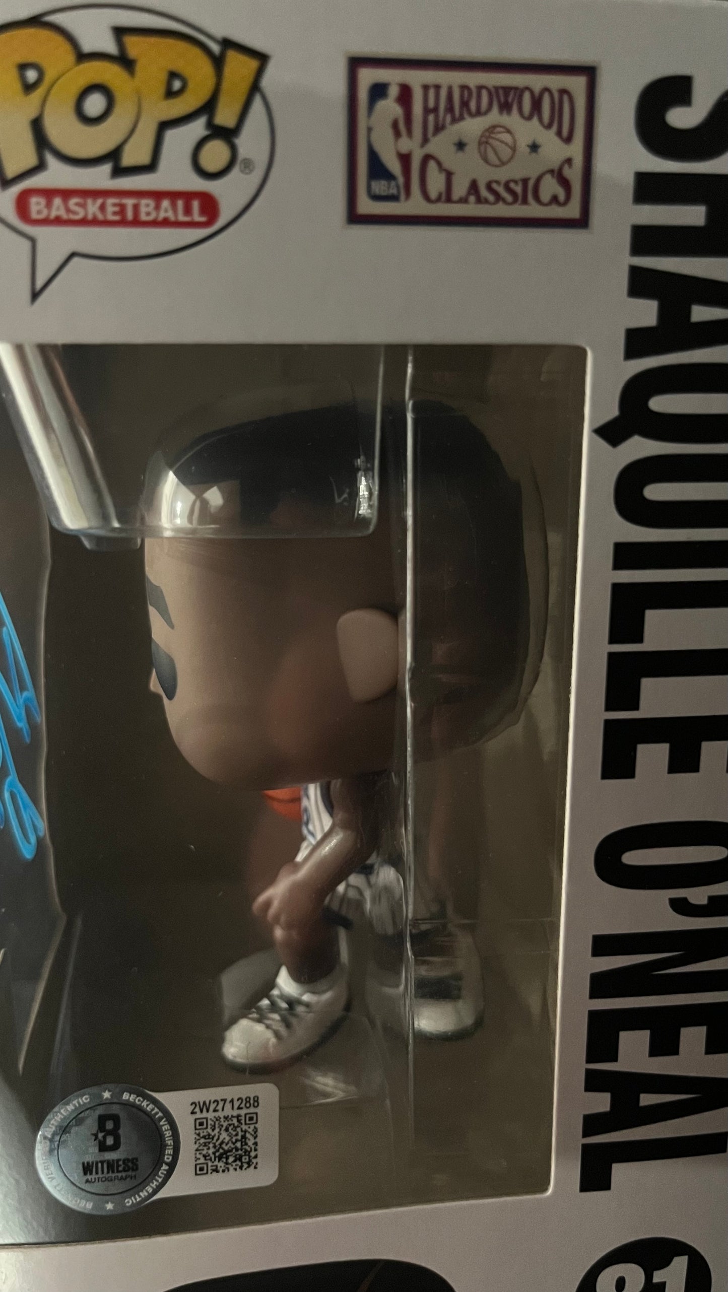 Shaquille O'Neill Autographed Funko Pop #81 BAS