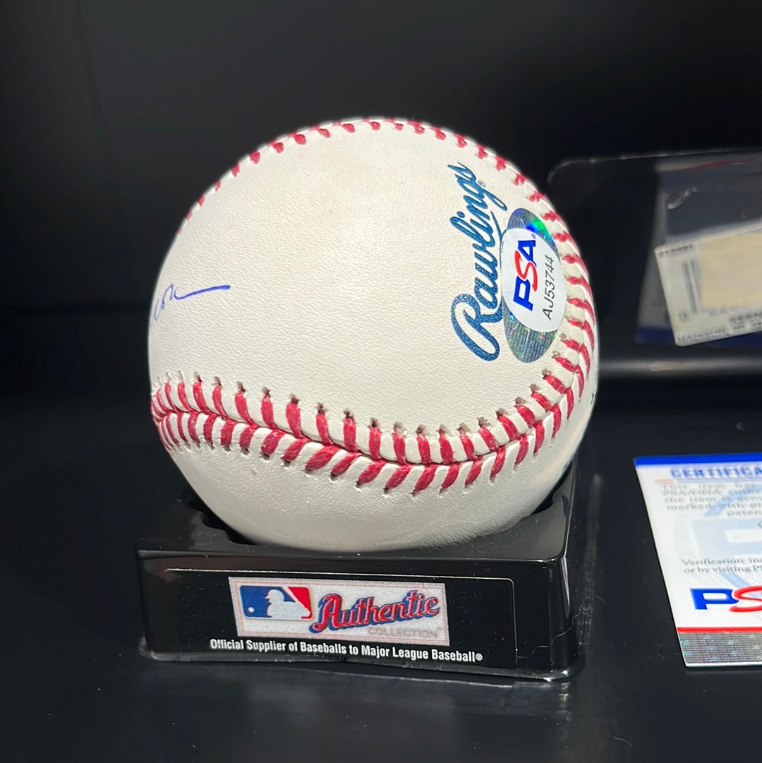 Reggie Jackson Autographed Major League Baseball PSA