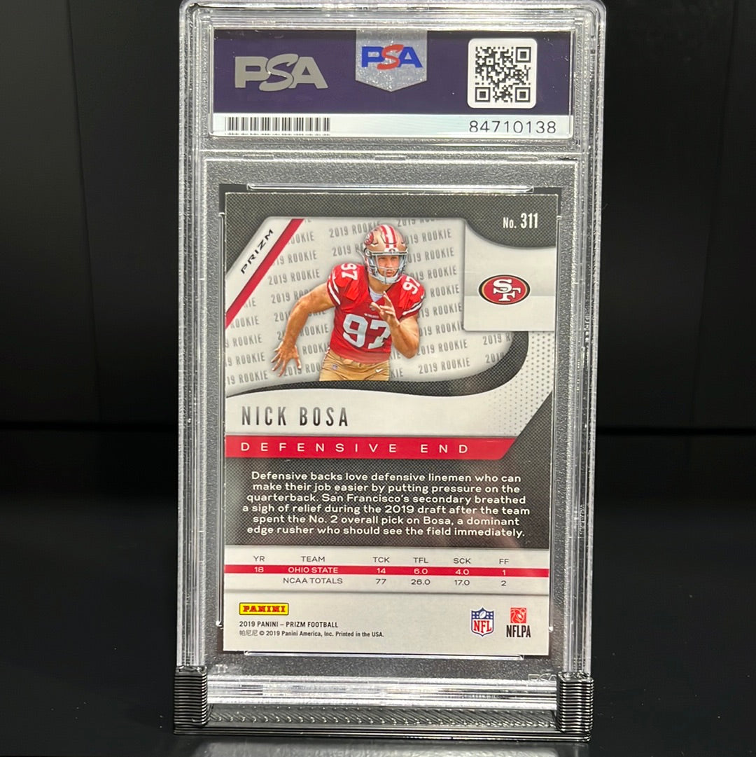 2019 Panini Donruss Nick Bosa The Rookies Auto /199 RC hot Signed 49ers DPOY