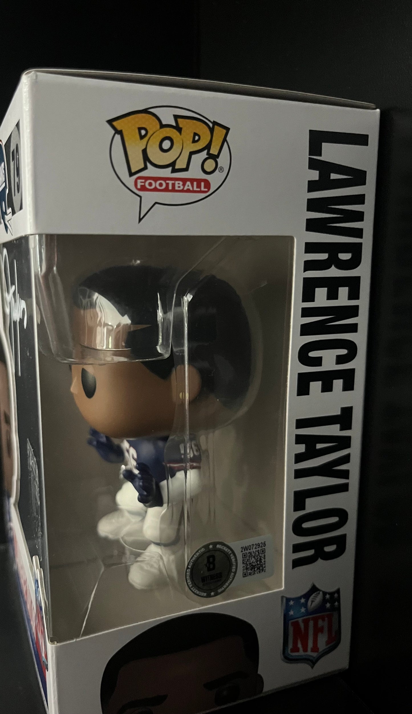 Lawrence Taylor Autographed Funko Pop #79 BAS